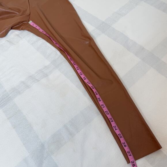 Commando Faux Leather Leggings Cocoa Size Small - Picture 7 of 11